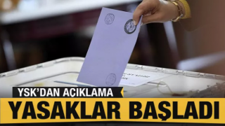 Seçim yasakları resmen başladı! Bunlara dikkat...