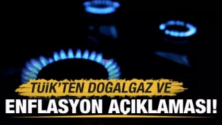 TÜİK'ten 'Enflasyon' ve doğalgaz açıklaması: Sert düşüş olacak