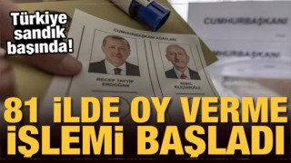 Türkiye sandık başında: İkinci tur için oy verme işlemi başladı!