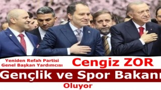 Cengiz Zor Gençlik ve Spor Bakanı oluyor