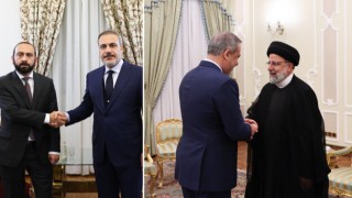 Bakan Fidan'dan Tahran'da yoğun diplomasi trafiği: İran Cumhurbaşkanı Reisi ve Ermeni mevkidaşı Mirzoyan ile görüştü
