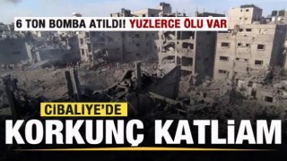 İsrail kana doymuyor! Cibaliye'de korkunç katliam! 6 ton bomba atıldı! Yüzlerce ölü var