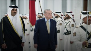 Cumhurbaşkanı Erdoğan, Katar’da resmî törenle karşılandı