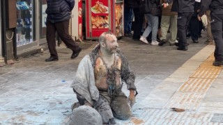 Tokat’ta satış yapılmasına izin verilmeyen seyyar satıcı kendini yaktı