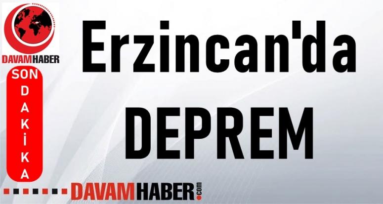 Erzincan'da Korkutan Deprem