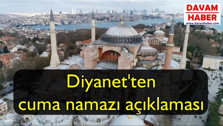 Diyanet'ten cuma namazı açıklaması