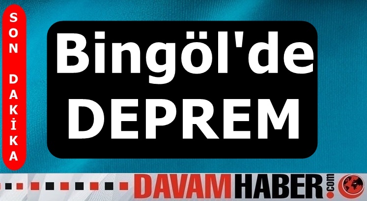 Bingöl' deprem, çöken evler var