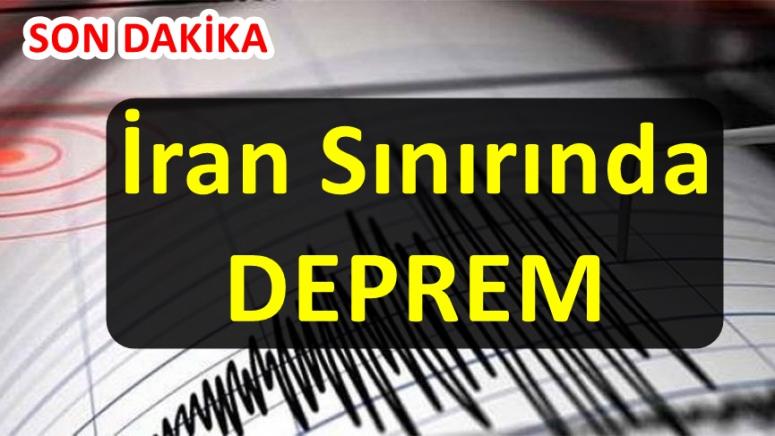 İran Sınırında DEPREM