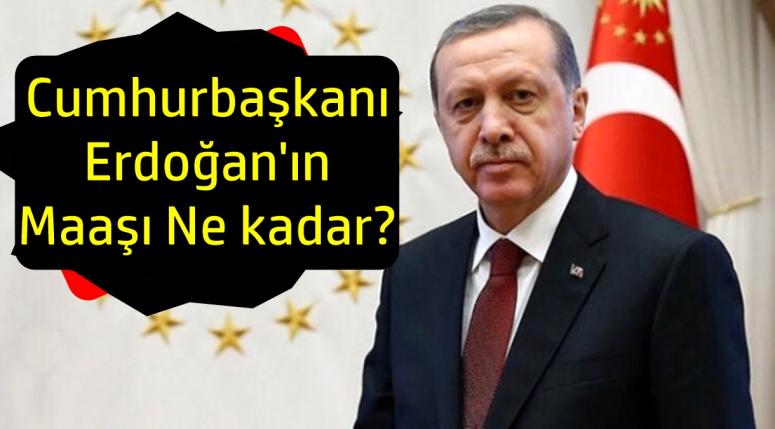 Cumhurbaşkanı Erdoğan'ın Maaşı Ne kadar?