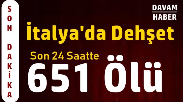 İtalya'da Dehşet 651 Ölü