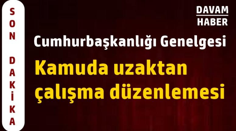 Kamuda uzaktan çalışma düzenlemesi