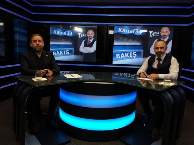 KANAL34 BAKIŞ PROGRAMI... Yeniden Refah Partisi Genel Başkan Yardımcısı Cemil ÇOLAK